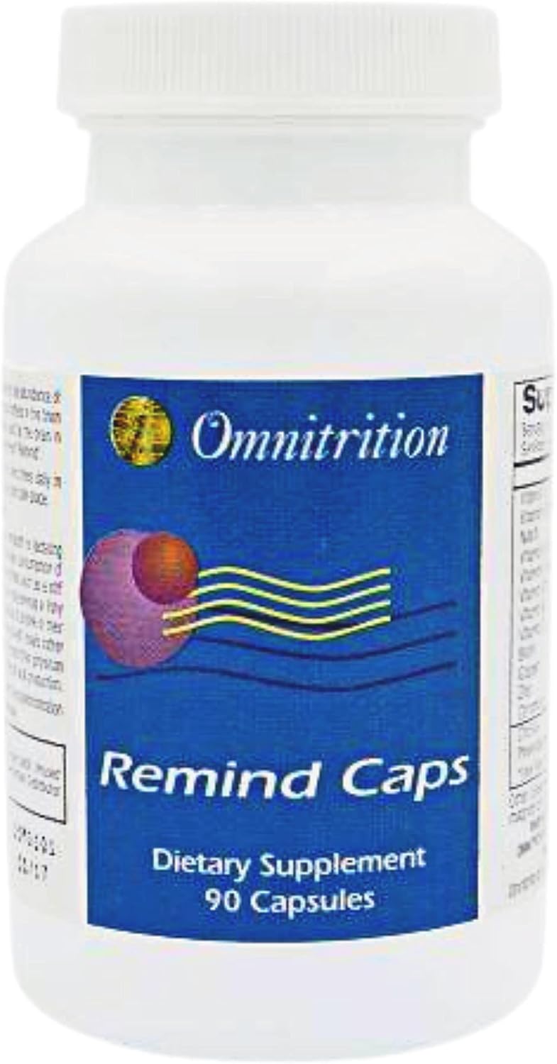 Omnitrition Remind Capsules - Memory Support Supplement with Natural Ingredients