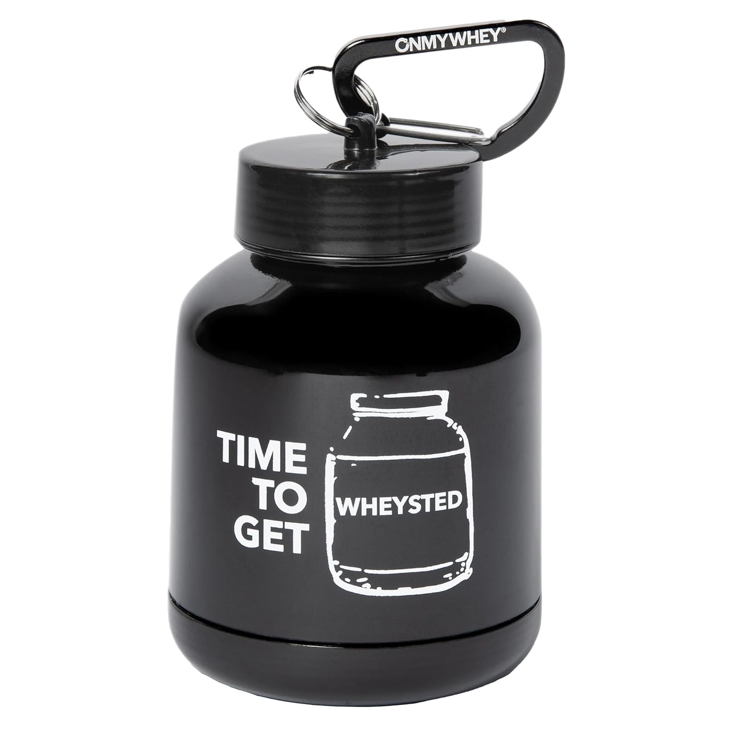 ONMYWHEY Double Scoop Protein & Supplement Keychain Funnel - Get Wheysted in Style