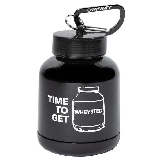 ONMYWHEY Double Scoop Protein & Supplement Keychain Funnel - Get Wheysted in Style