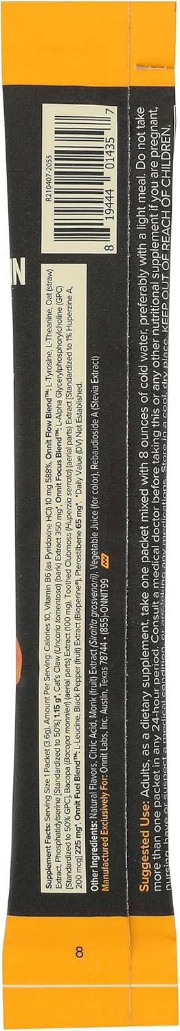 ONNIT Labs Alpha Brain Instant Peach Powder - 0.13 Ounces