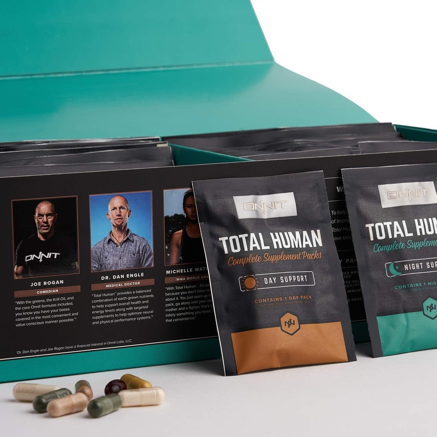 ONNIT Total Human Optimization Stack - Alpha Brain (90ct) + Total Human (60ct) + Shroom Tech Sport (84ct) Supplement Bundle