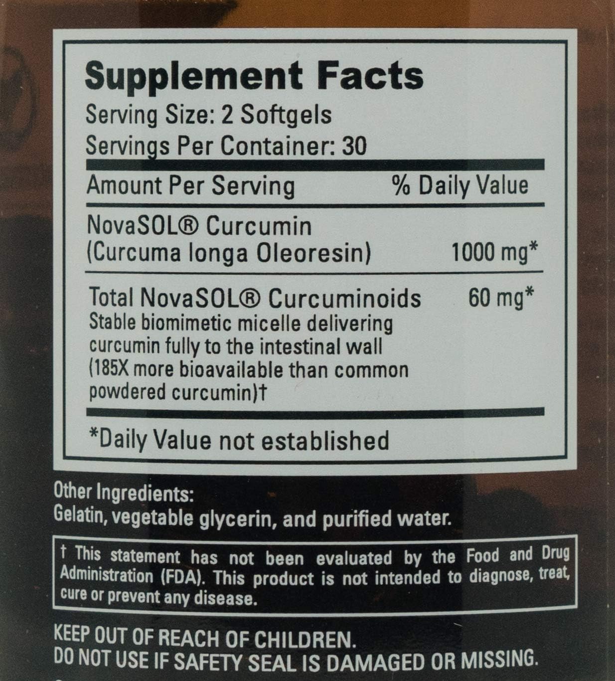 OptimaEarth Liquid Gold Curcumin with NovaSOL - Enhanced Absorption Turmeric Supplement for Joint and Immune Health - 185x More Bioavailable
