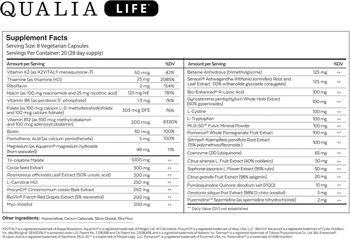Optimal Cell Repair & Rejuvenation Bundle: Qualia Life & Qualia Senolytic by Neurohacker Collective