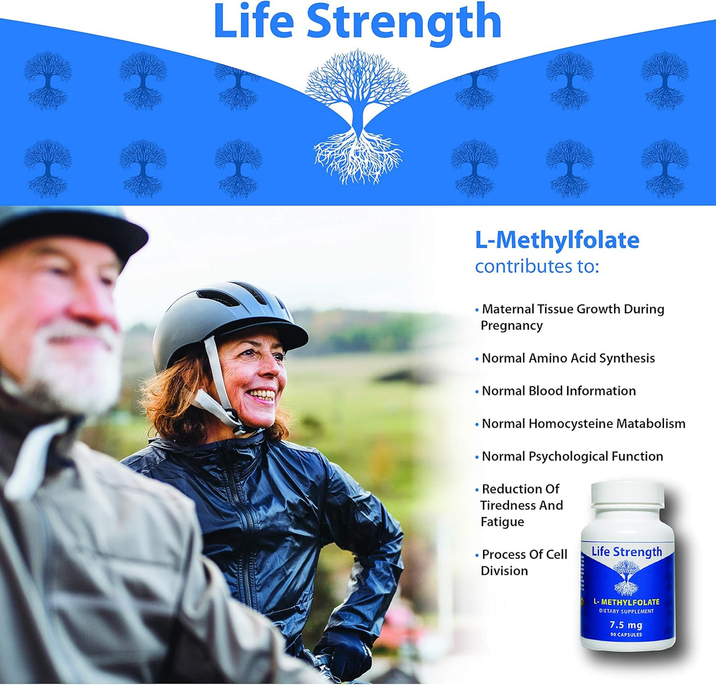 Optimized L-Methylfolate 7.5 MG Supplement for Mood and Immune Support - 90 Capsules, Non-GMO & Gluten-Free - BoostGo Australia