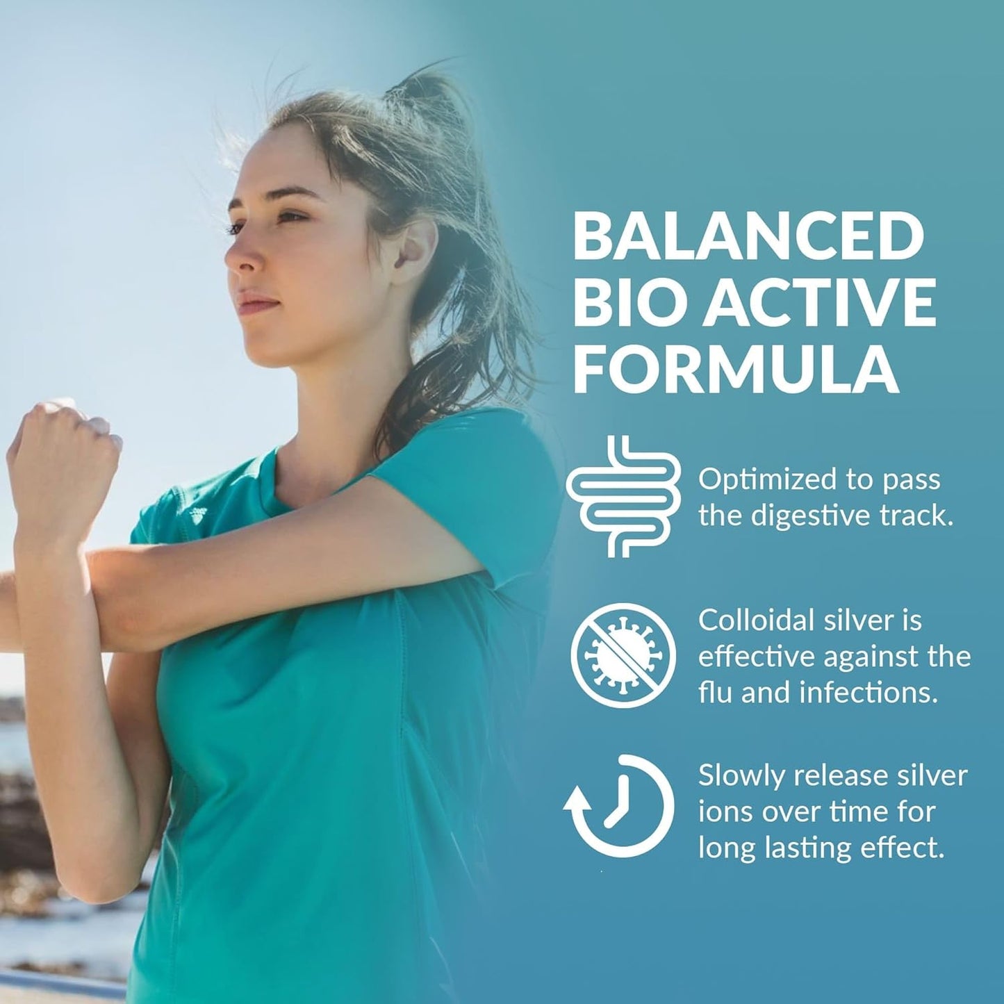 Optimized ProSILVER Blue Label 20 PPM Colloidal Silver Liquid (32oz) for Immune Support by Thrival Labs