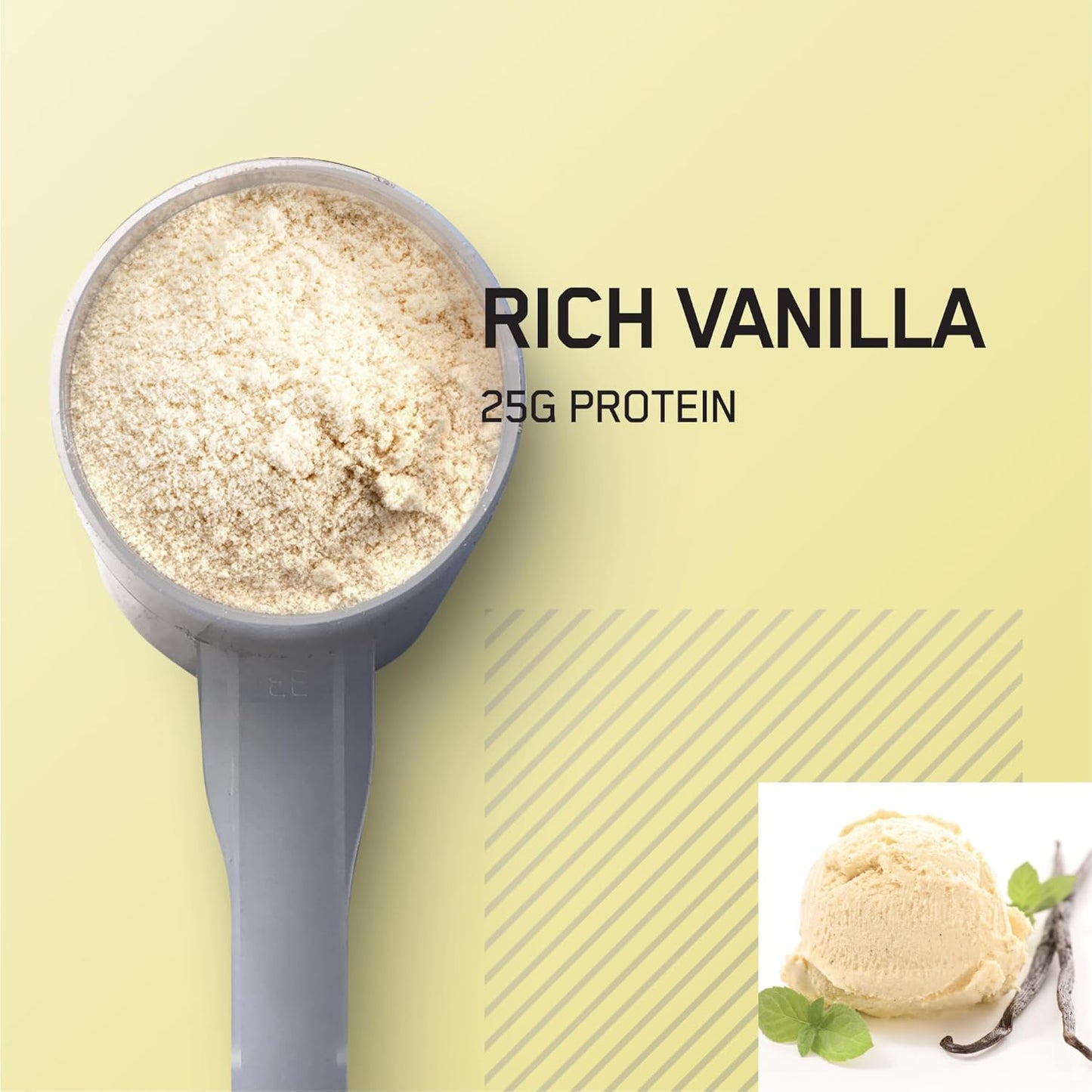 Optimum Nutrition Gold Standard 100% Isolate Vanilla Protein Powder - 2.91 lbs, 44 Servings