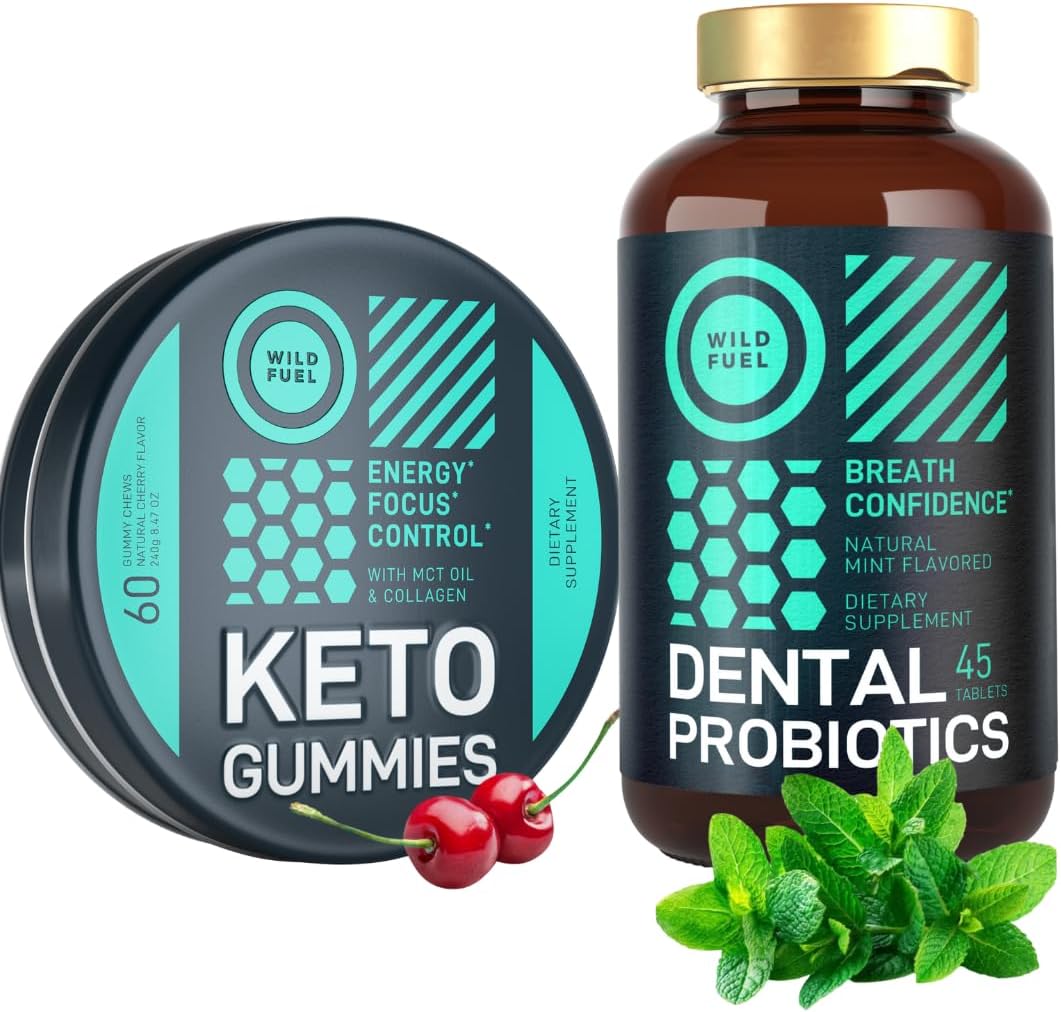 Oral Probiotics and Keto Candy Bundle with MCT Oil for Improved Oral Health