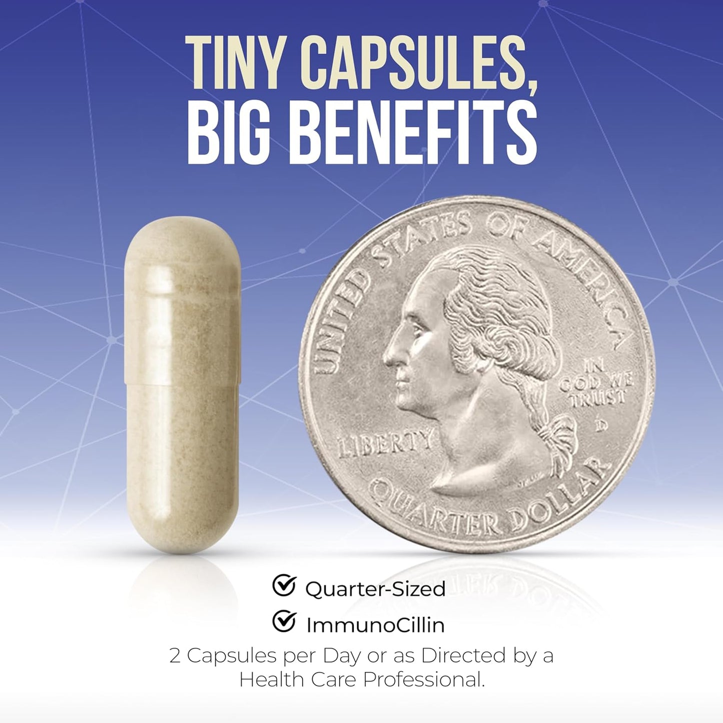 Oramune ImmunoCillin 60 Capsules - All-Natural Supplement for Immune Health with Lysozyme, Lactoferrin, Bovine Immunoglobulin & Olive Leaf Extract