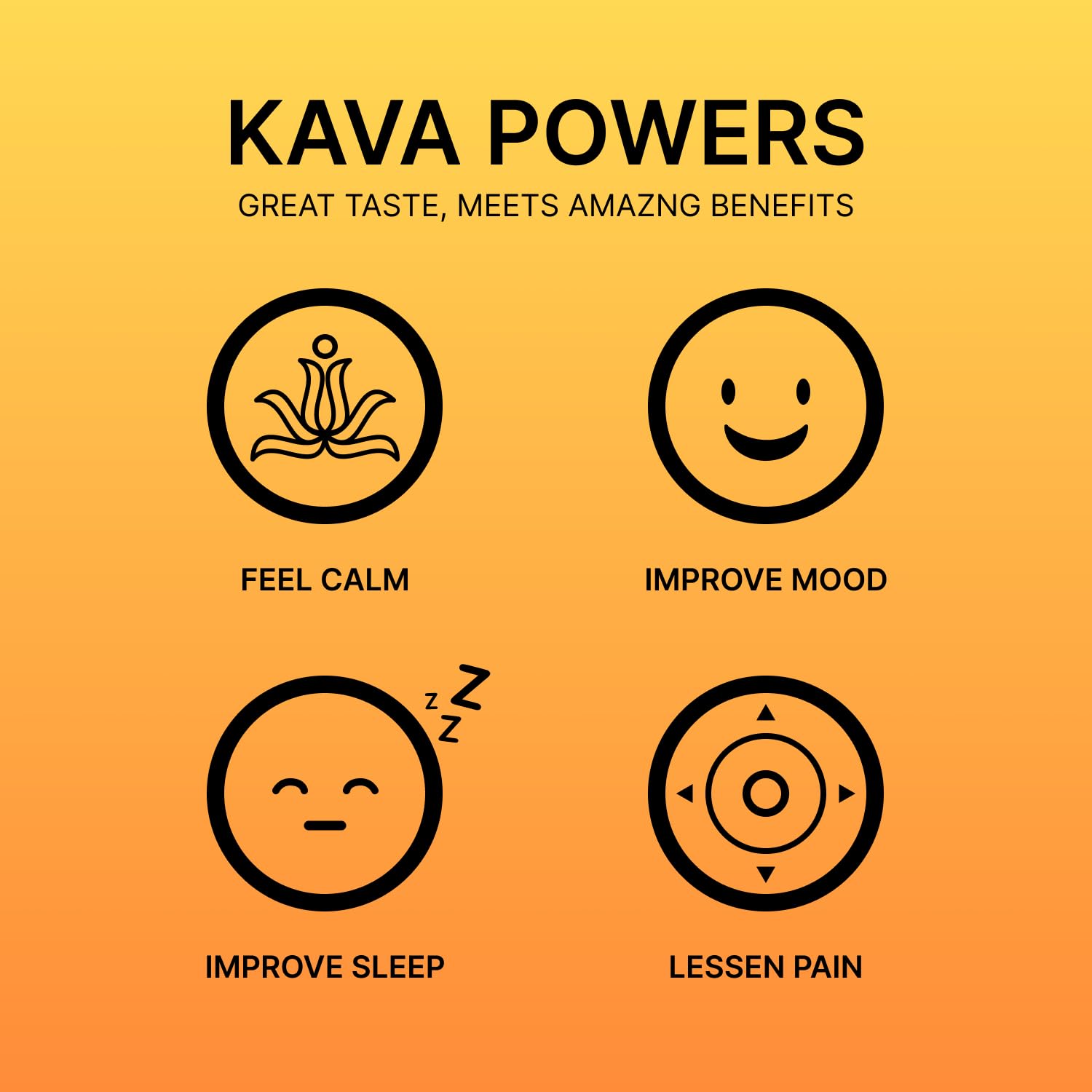 Orange Dreamsicle Sparkling Kava Drink with Kava Root Extract - Mood Enhancer - 12 Fl. Oz - Plant Based Calm & Clarity