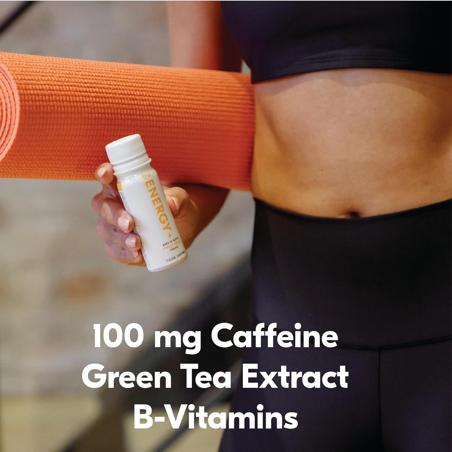 Orange Mango Flavored Extra Strength Energy Shots with Natural Caffeine and Vitamins - Zero Sugar Drink for Energy Boost - Gluten-Free, Keto, Vegan - 2oz, Pack of 12 - BoostGo Australia
