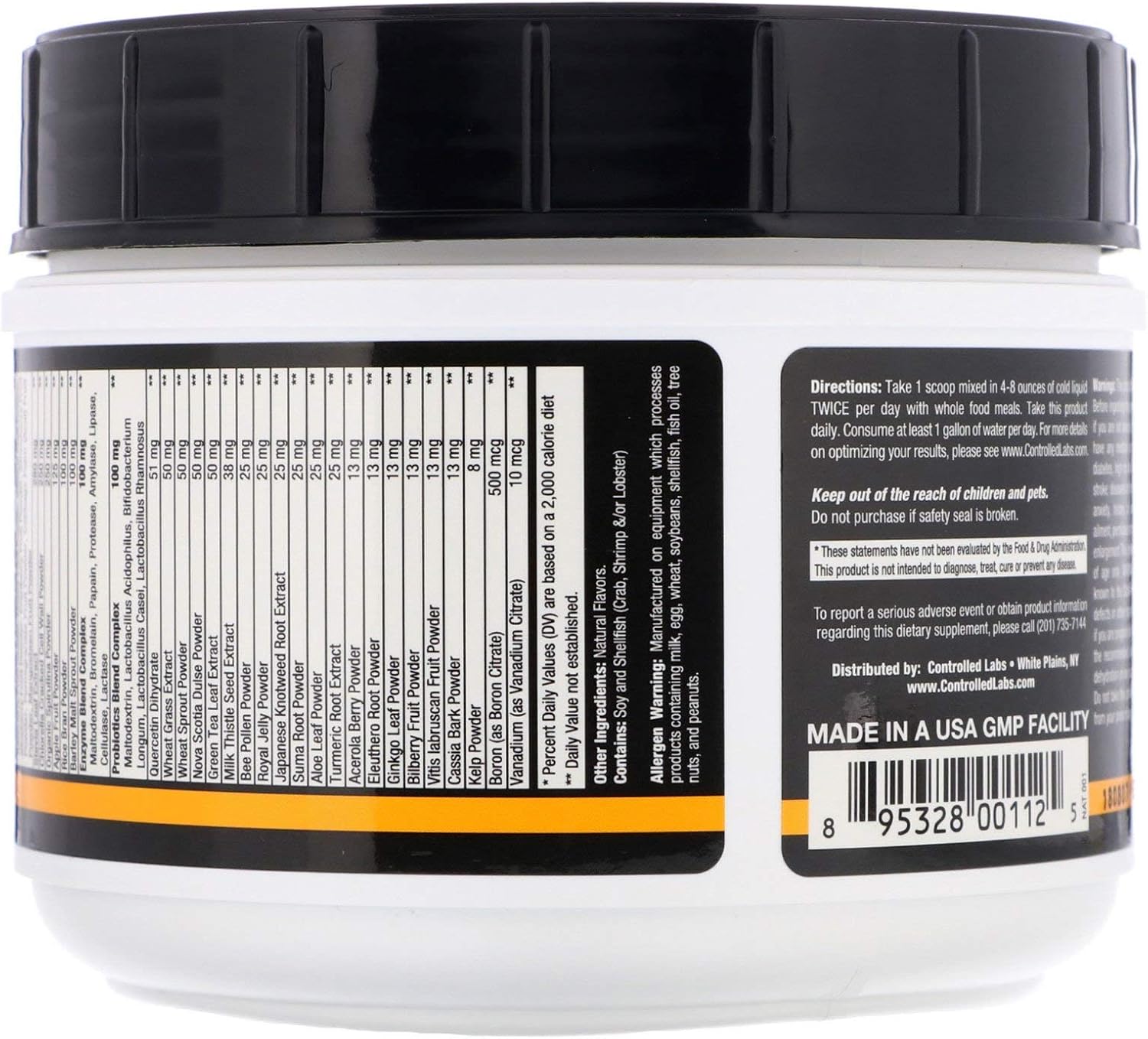 Orange Triad by Controlled Labs - 0.9 Pound Immune Support Supplement