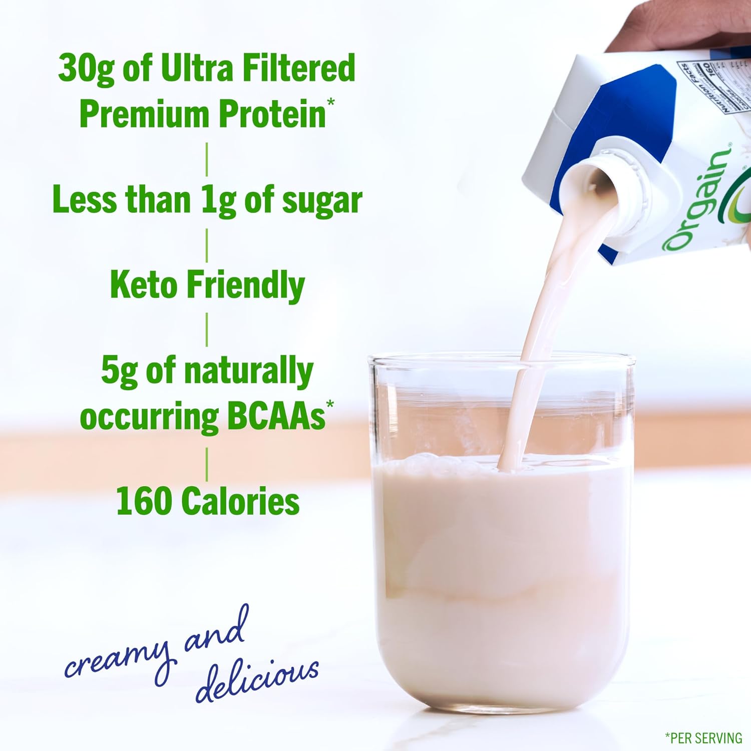 Orgain Fruity Cereal High Protein Shake - Dairy Isolate, 30g Protein, 6g BCAAs, <1g Sugar, Meal Replacement, Ready to Drink, Keto & Gluten-Free - 11 Fl Oz (Pack of 12)