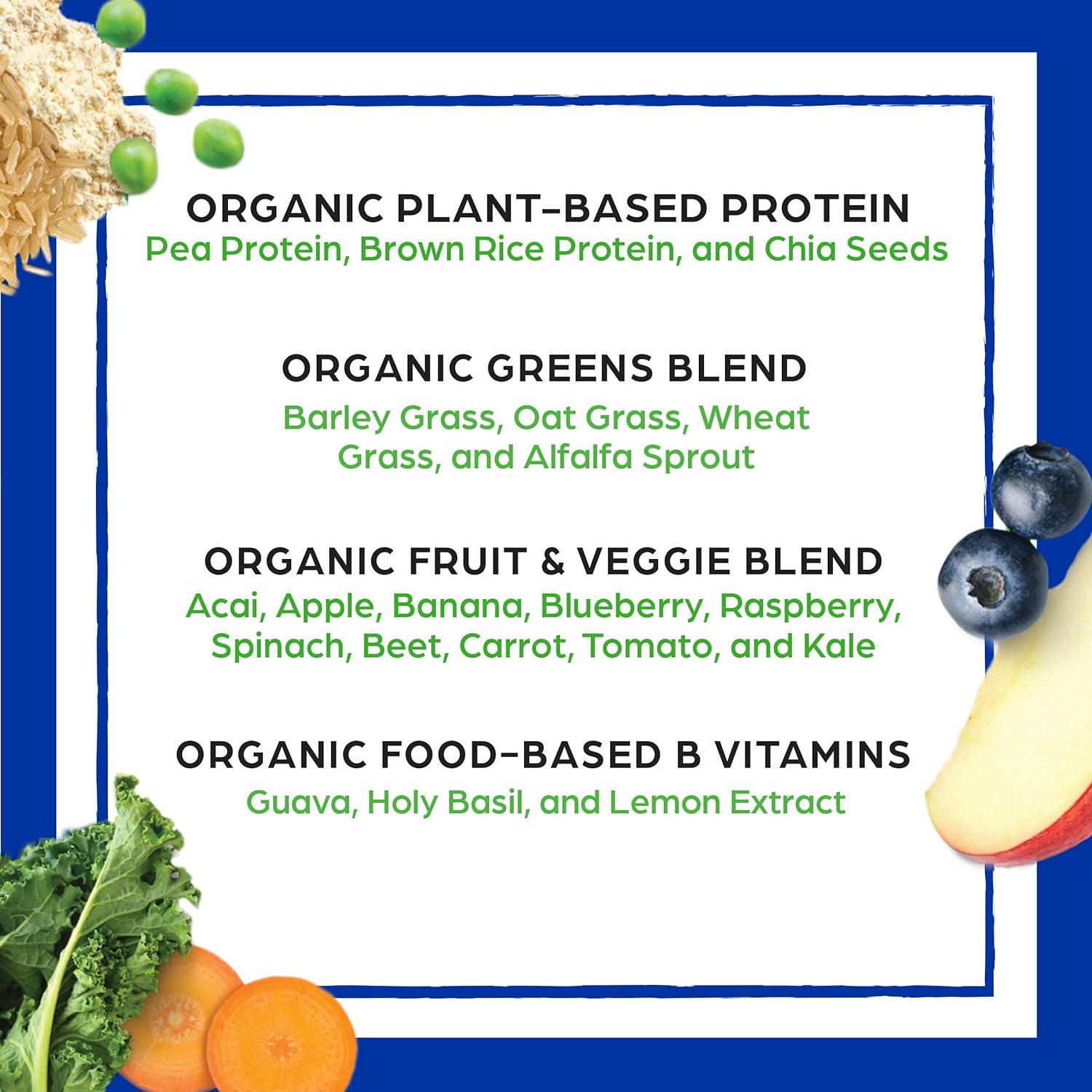 Orgain Organic Vegan Meal Replacement Protein Powder - Creamy Chocolate Fudge, 20g Plant Protein, 7g Fiber, Gluten Free, Shakes & Smoothies - 2.01lb