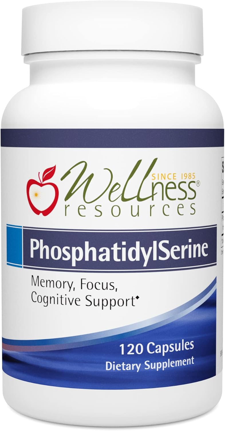 Organic 100mg PhosphatidylSerine Capsules - Non-GMO & Vegan Friendly