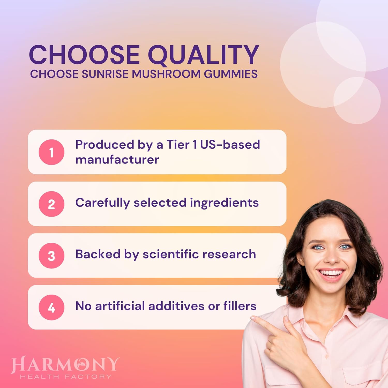 Organic 10x Potency Mushroom Supplement Gummies for Energy and Mood - Immune Support with Lion's Mane, Cordyceps, Reishi, Chaga, Turkey Tail - Nootropic Adaptogenic Raspberry Flavor - 60 Count