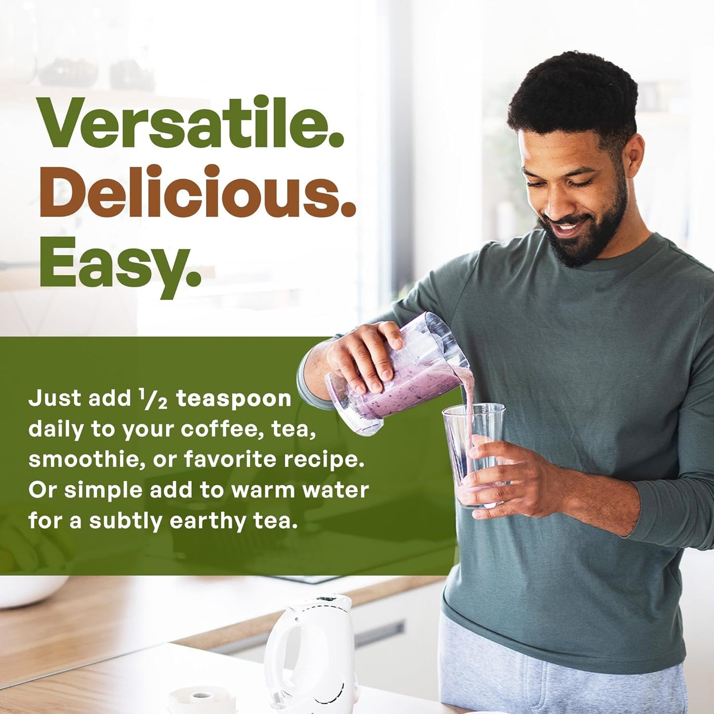 Organic 7 Mushroom Supplement Powder with Lion's Mane, Chaga, Shiitake, Maitake, Reishi, Tremella, and Cordyceps - Non-GMO, Gluten-Free, Vegan - 4 oz Bottle