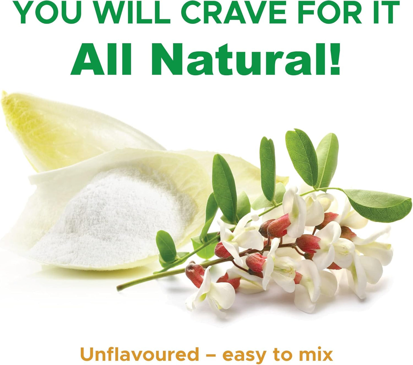 Organic Active Green Pro Fibre Boost Prebiotic + Probiotic for Digestive Health - Unflavoured, Gluten & Sugar Free - 320g