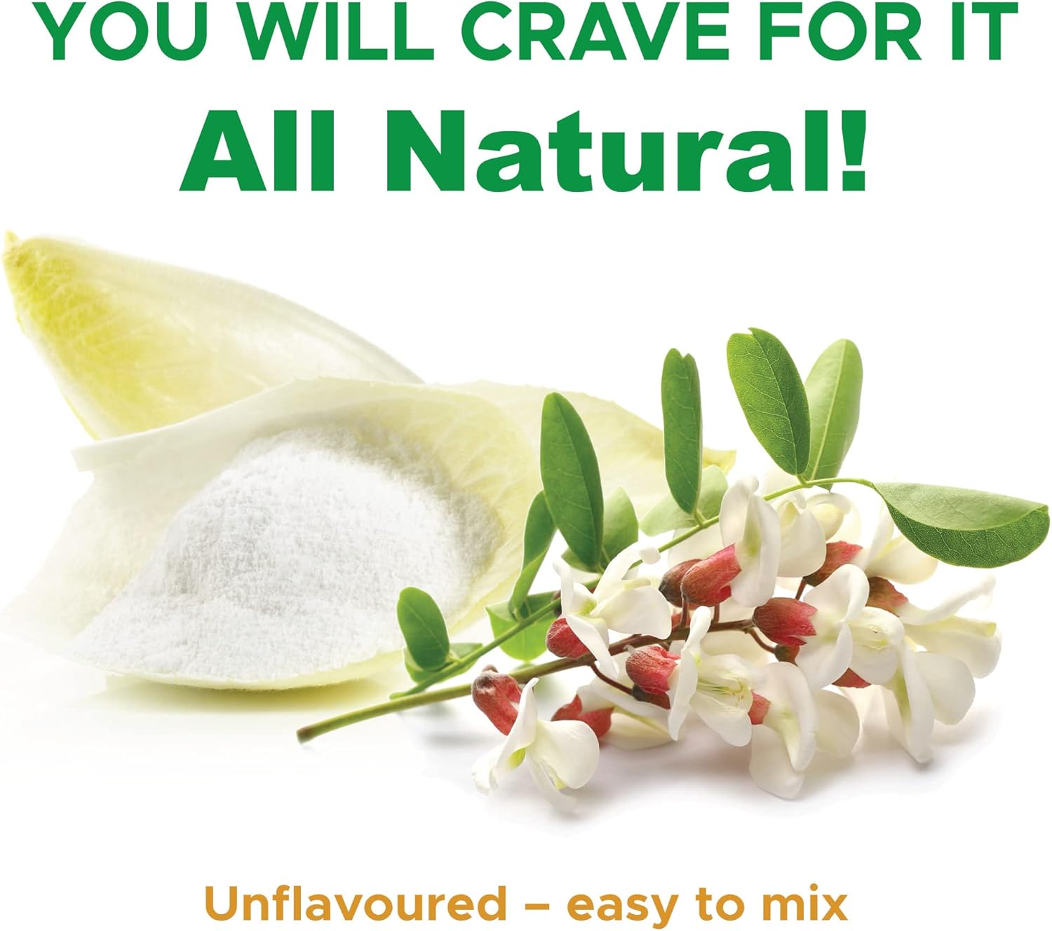 Organic Active Green Pro Fibre Boost Prebiotic + Probiotic for Digestive Health - Unflavoured, Gluten & Sugar Free - 320g