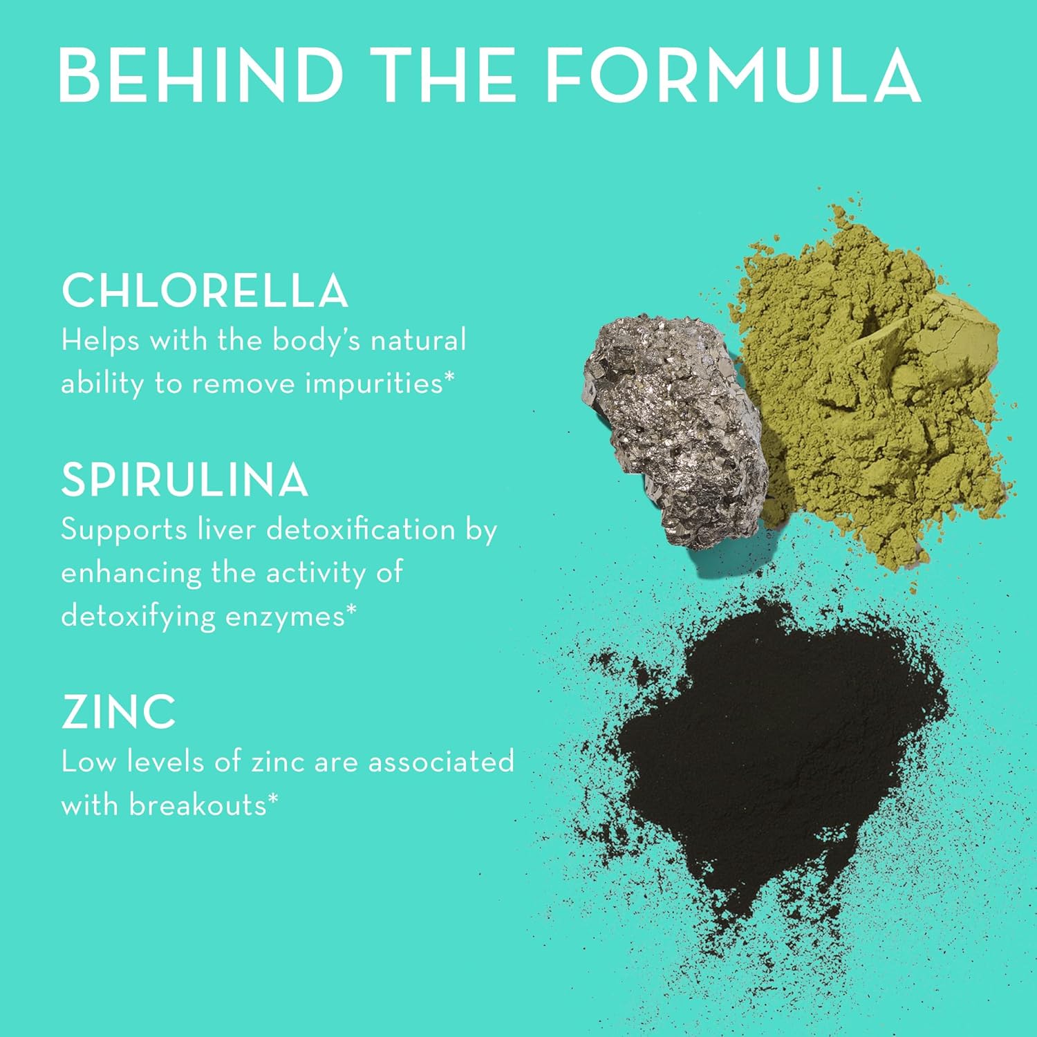 Organic Algae Skin Detox & Cleanse with Probiotics for Acne Breakouts - Daily Skin Squad Cleanse