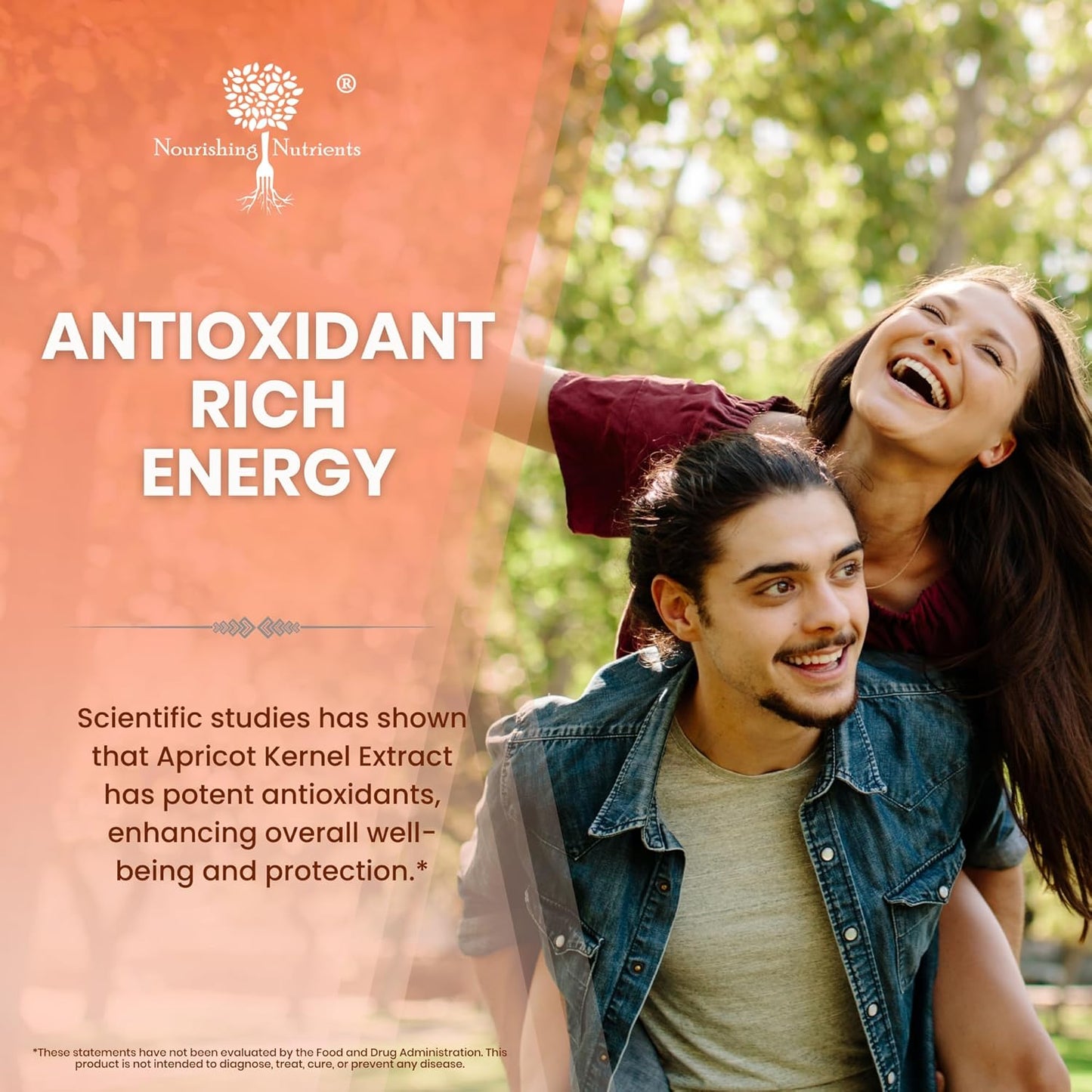 Organic Apricot Seed Extract Capsules - Antioxidant, Joint, Gut, Heart & Bone Health - 90 Capsules, 500mg per Dose