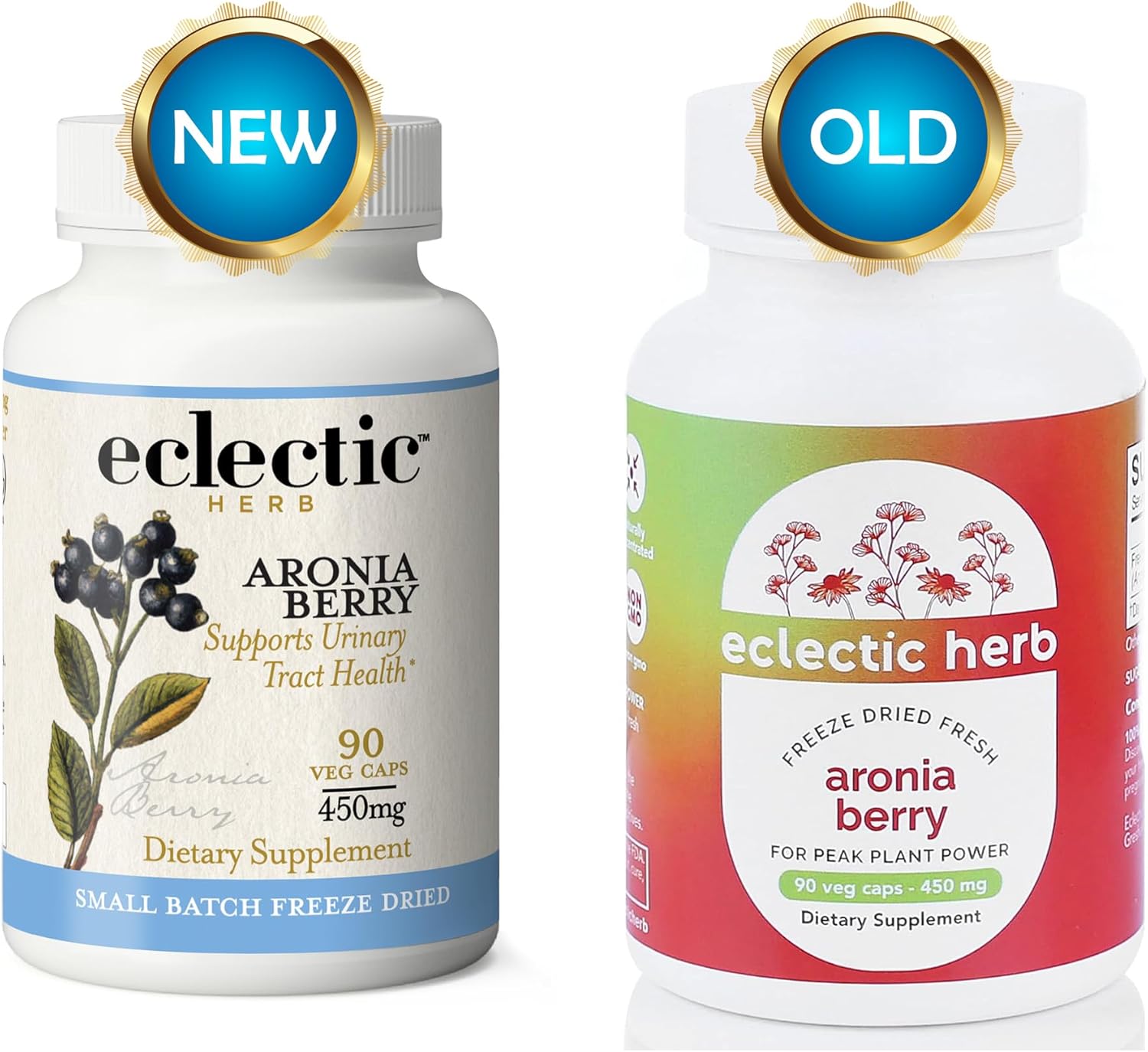 Organic Aronia Berry Capsules - Supports Heart, Immune System, Digestive & Urinary Tract - 90 CT (450 mg)