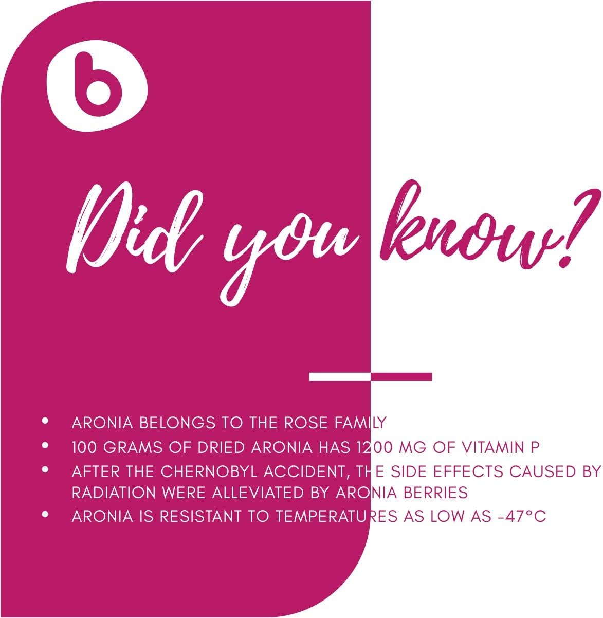 Organic Aronia Berry Powder: Immune-Boosting Black Chokeberry Supplement - High Anthocyanin & Polyphenols - Superfood - Vegan, Gluten-Free - 1lb