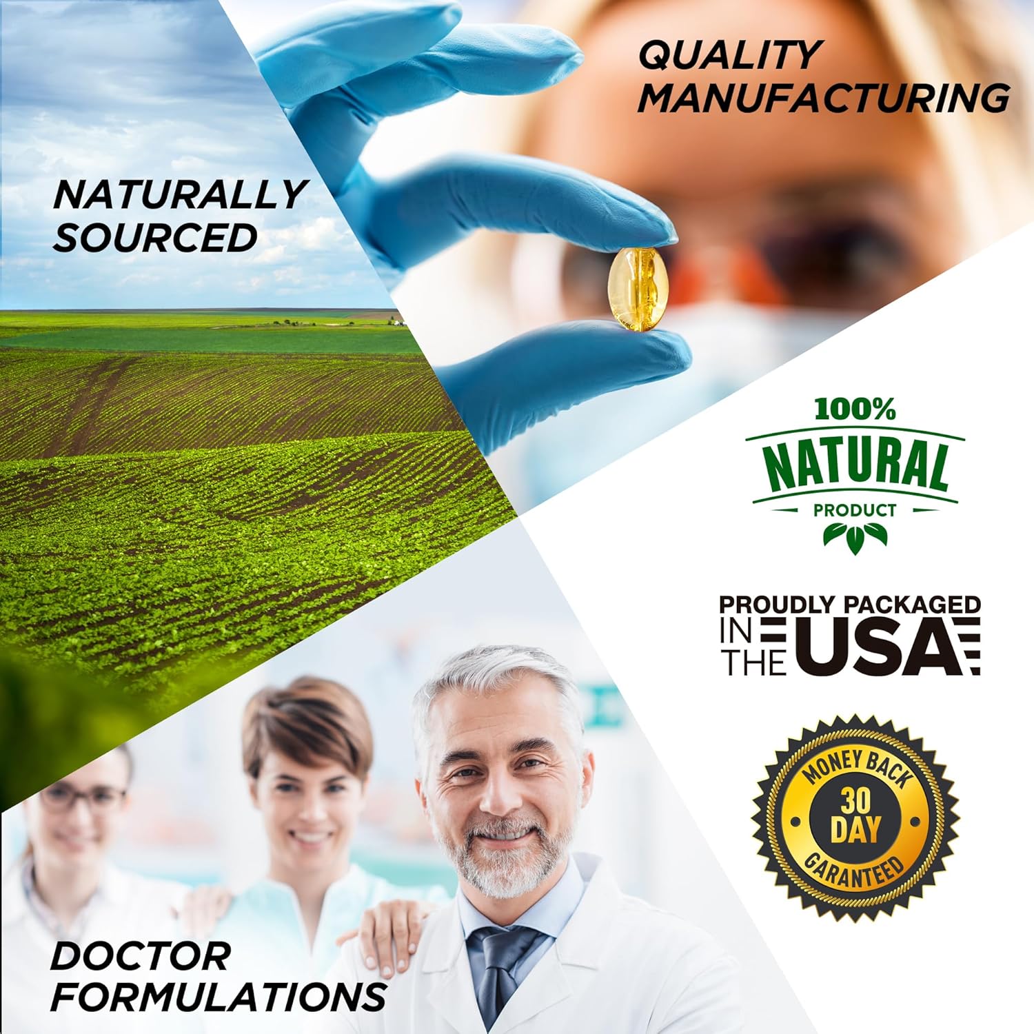 Organic Ashwagandha Root Extract Capsules - 6000mg Equivalent, 1500mg per Serving - Vegan Supplement for Men and Women - 30 Servings, 90 Count