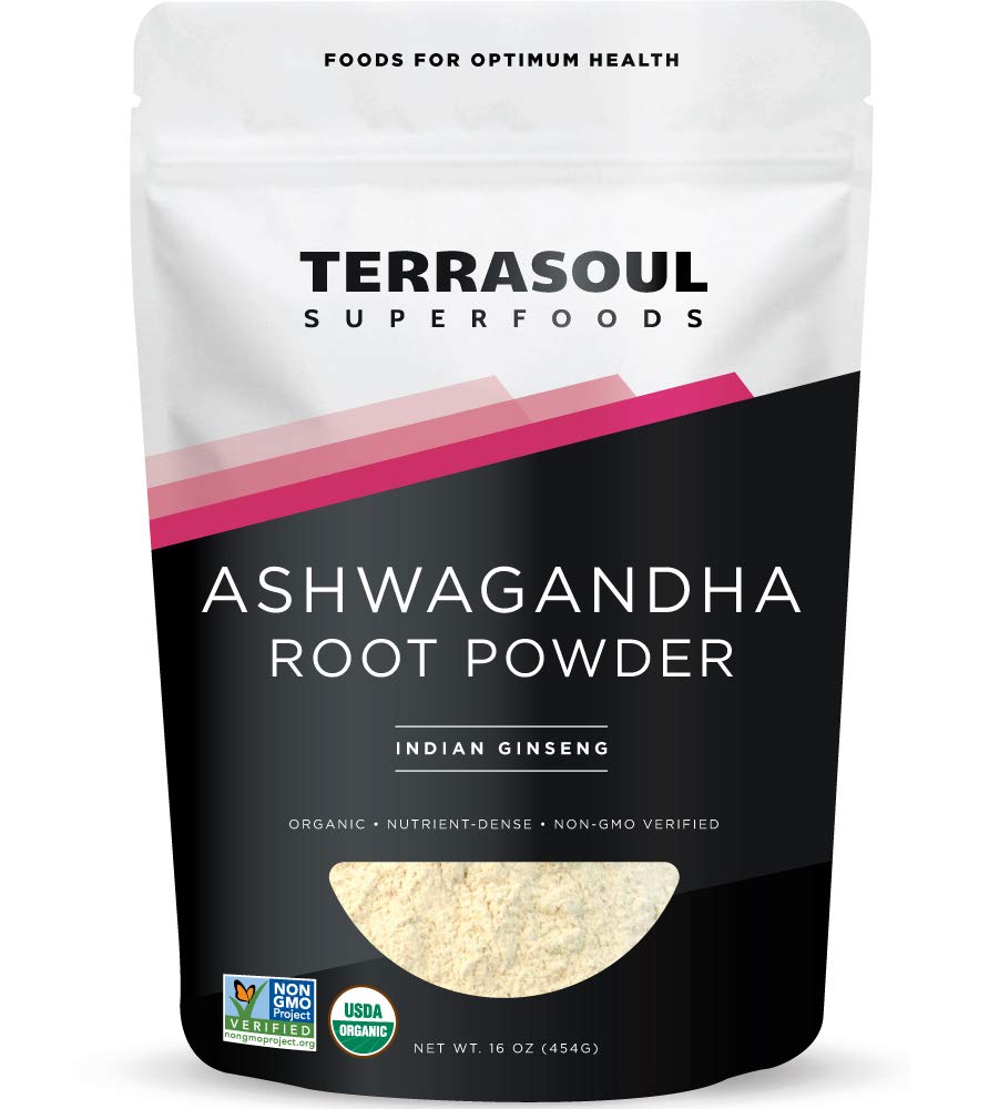 Organic Ashwagandha Root Powder - 1 Lb | Stress Adaptogen | Quality Lab-Tested | Sleep Support