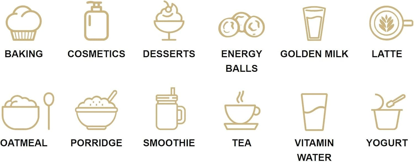 Organic Ashwagandha Root Powder 8 oz - Non-GMO Indian Ginseng, Raw Vegan Adaptogenic Herb - Easy to Mix