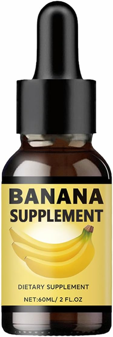 Organic Banana Liquid Extract Supplement for Men and Women - 1 Bottle