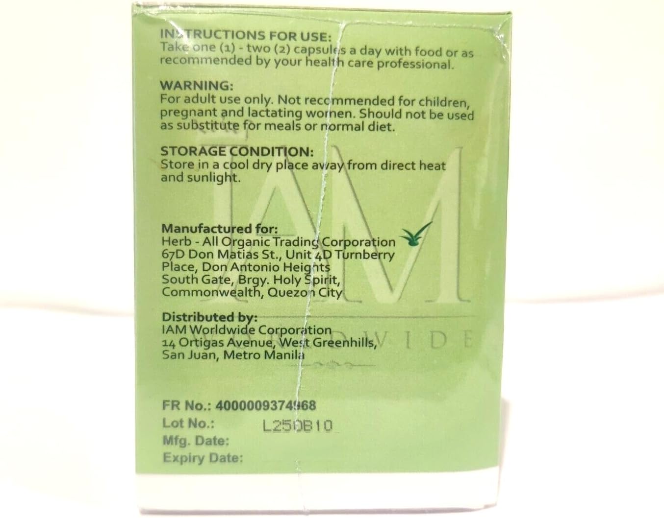 Organic Barley Capsules from Australia - 100 Capsules x 500 mg by IAM WORLDWIDE