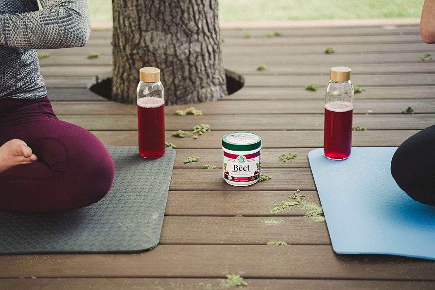 Organic Beet Essence Juice Powder - Nitric Oxide Super Food, Antioxidant, Energy Booster - 2 Pack (5.3oz) with Stress Ball