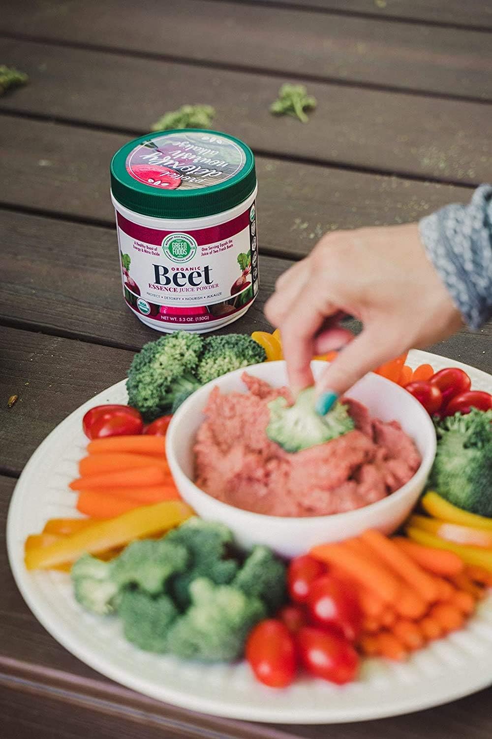 Organic Beet Essence Juice Powder - Nitric Oxide Super Food, Antioxidant, Energy Booster - 2 Pack (5.3oz) with Stress Ball