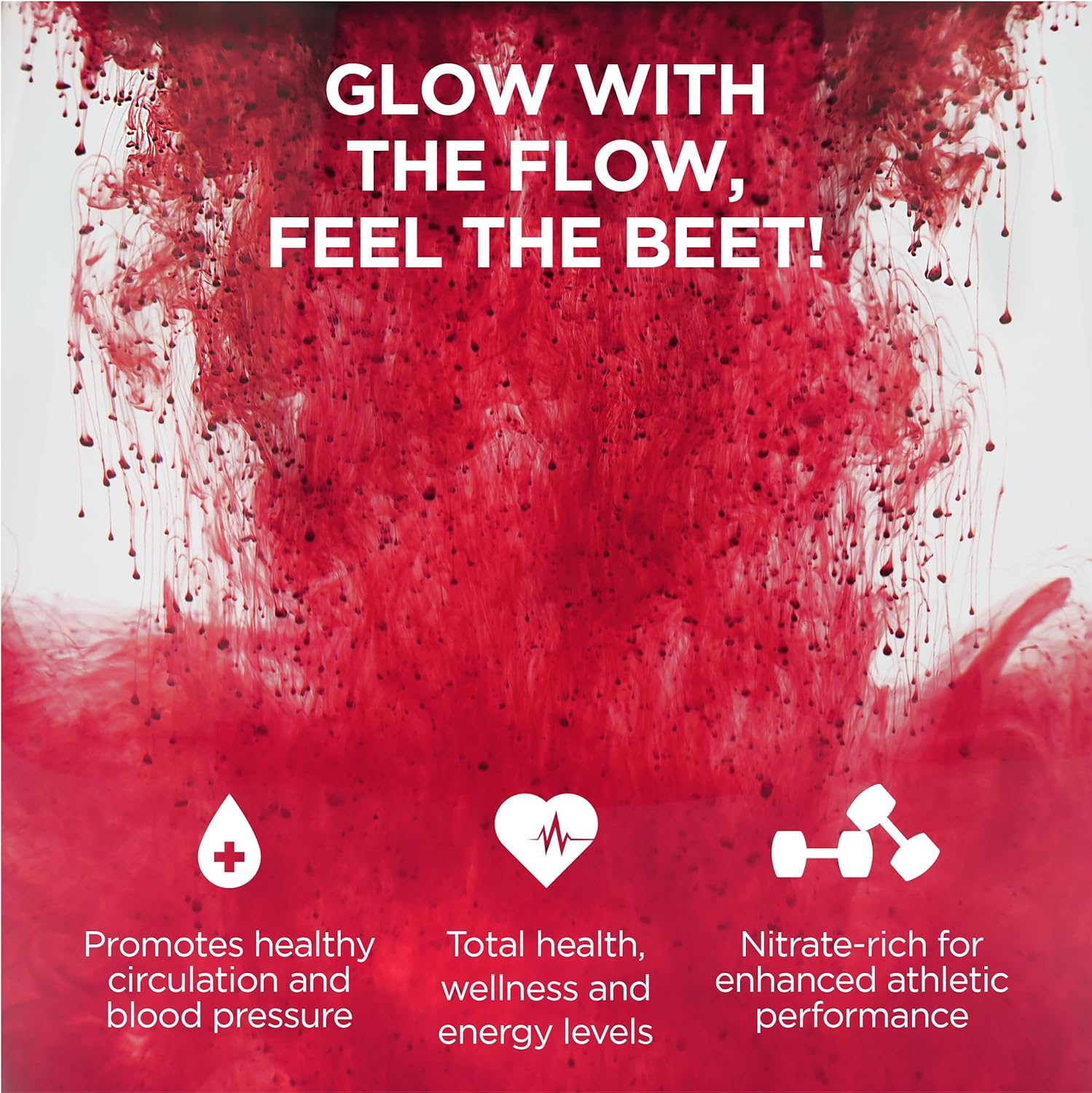 Organic Beet Juice Powder - USA Grown Superfood Supplement for Healthy Blood Pressure & Cholesterol - Nitric Oxide Boost - No Additives (30 Servings)