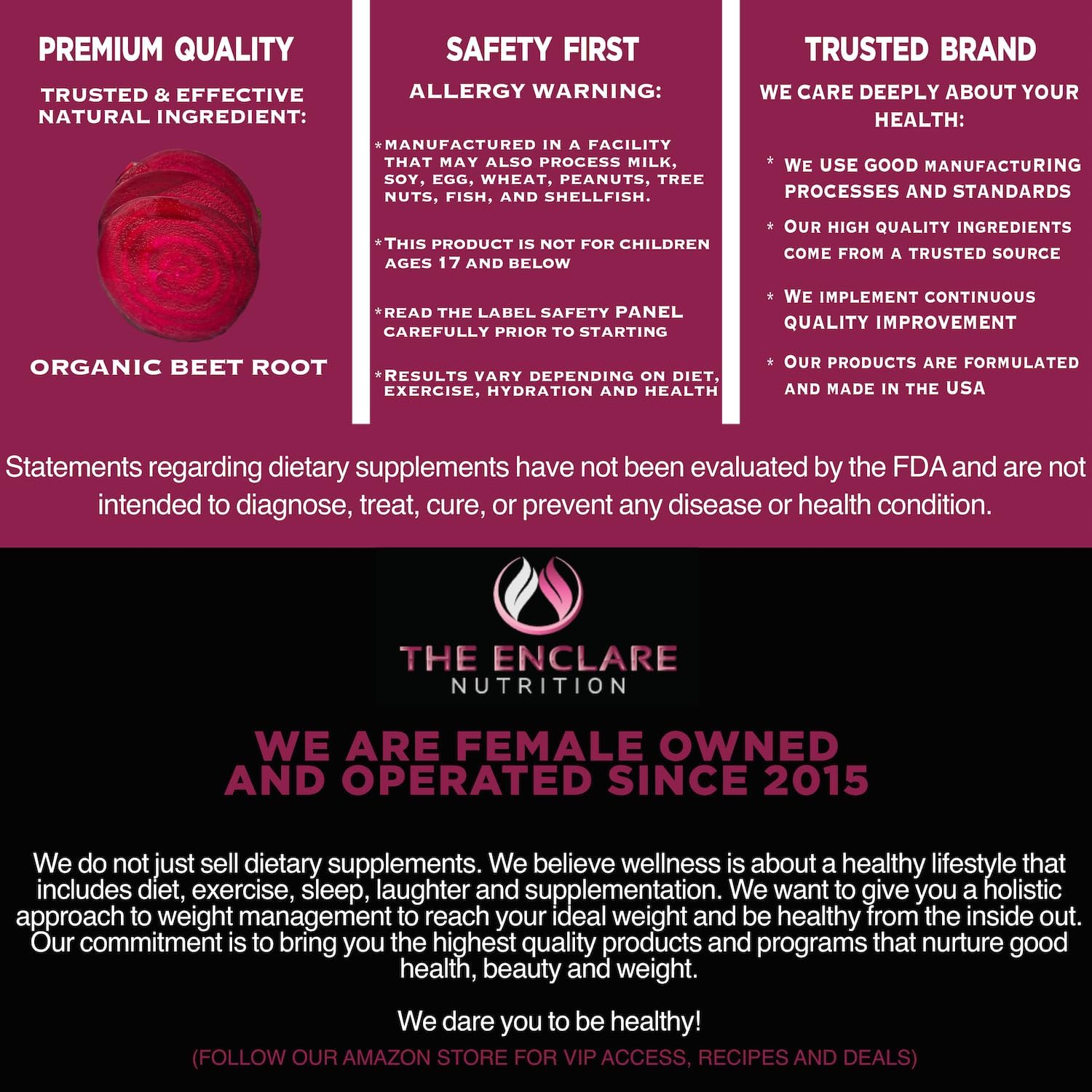 Organic Beet Root Powder Capsules - Nitric Oxide Booster, Circulation & Immune Support - Non GMO Superfood Supplement - 180ct