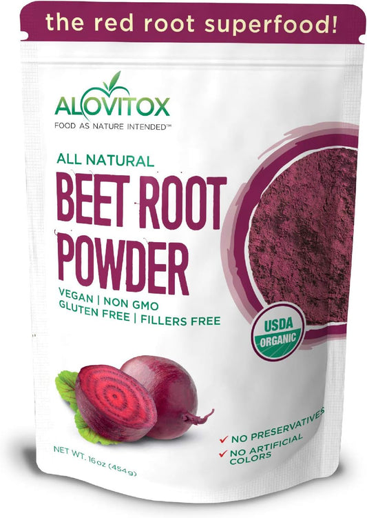 Organic Beet Root Powder | Fresh Extract with Calcium, Iron, Potassium & Folate | Boosts Workouts | Vegan & Non-GMO | 5 lb Bag