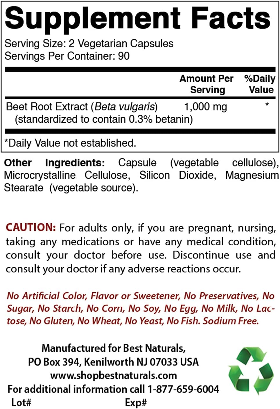 Organic Beet Root Powder with L-Carnitine for Enhanced Performance - 1500mg Combined Strength