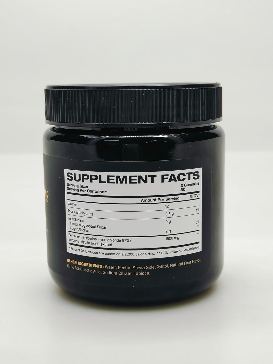 Organic Berberine Gummies 1500mg for Adults - Immune Health Support - Sugar-Free Pectin Gummies with 97% Purity - 60 Count