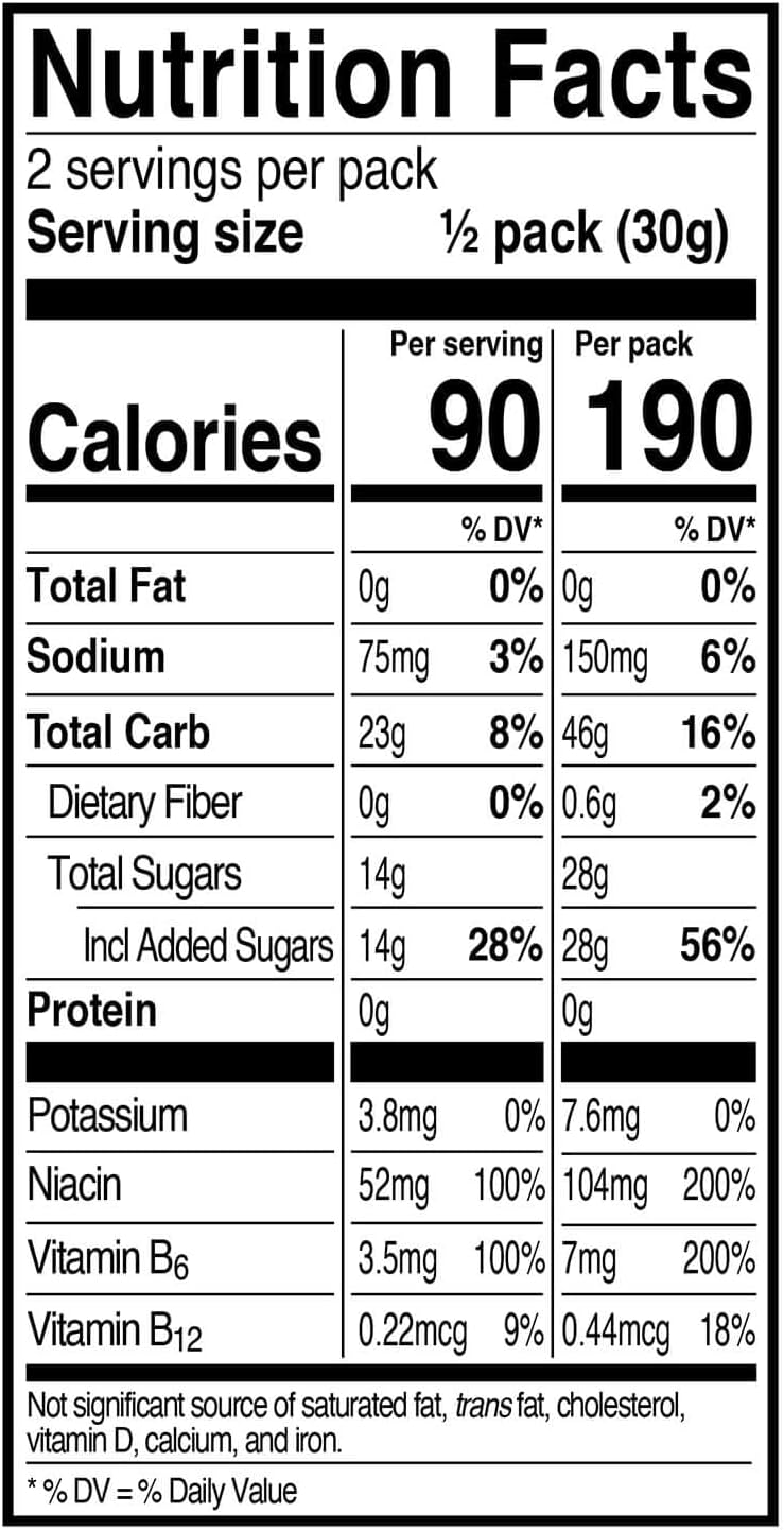 Organic Berry Blast Energy Chews with Vitamins B & C - Non-GMO, Gluten-Free (12 Count) - BoostGo Australia