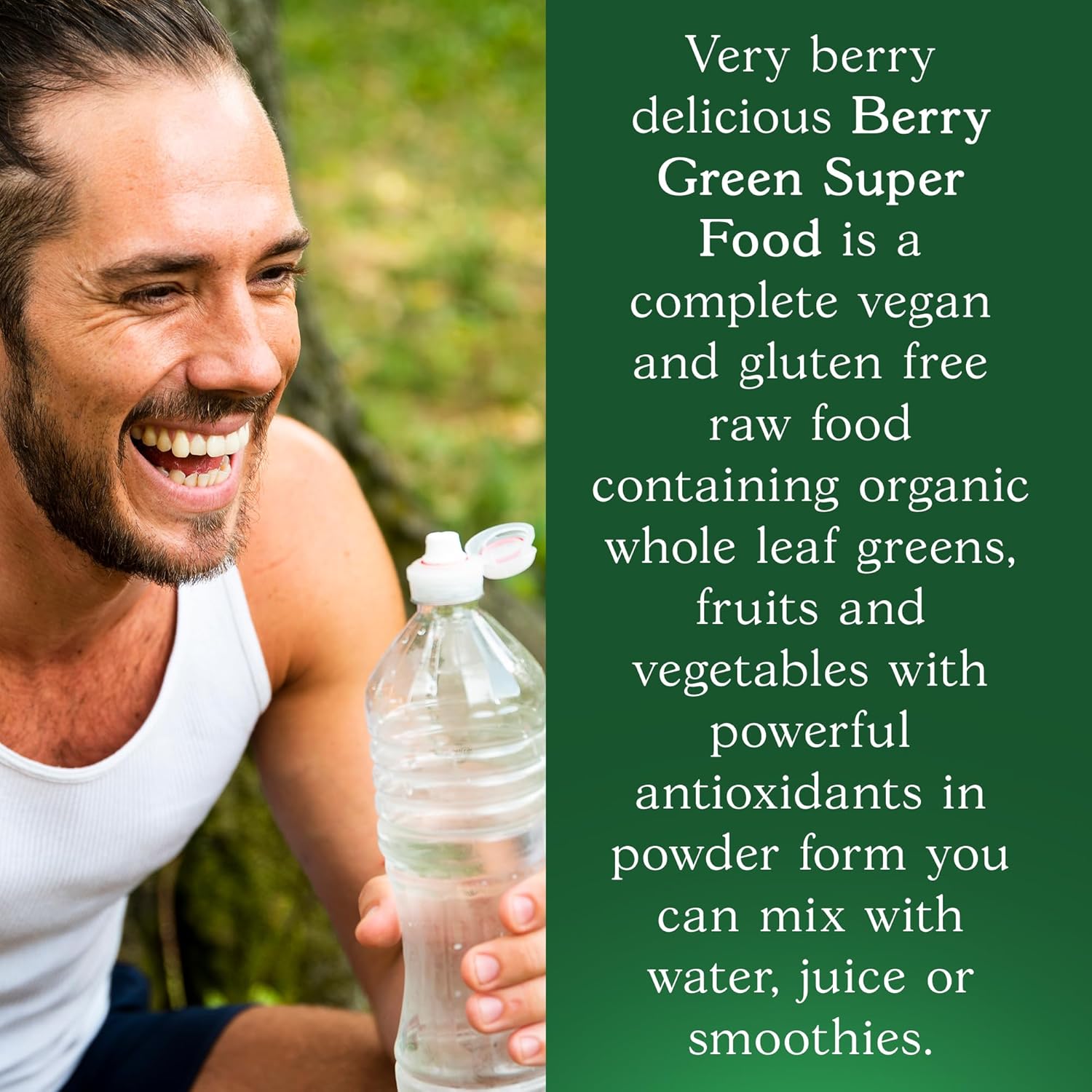 Organic Berry Greens Superfood Powder with Enzymes, Probiotics, Antioxidants, and Vitamins - 240g Vegan Juice Mix by Parker Naturals - BoostGo Australia
