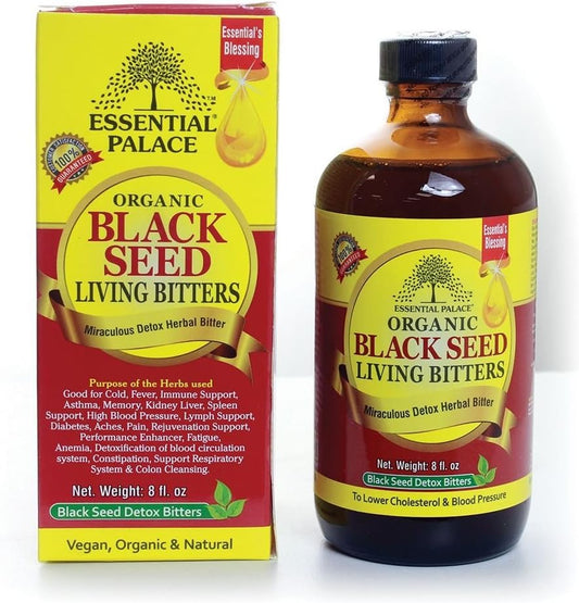 Organic Bitter Black Seed by Queen Anita Empire Inc - Pure and Natural Dietary Supplement for Health and Wellness