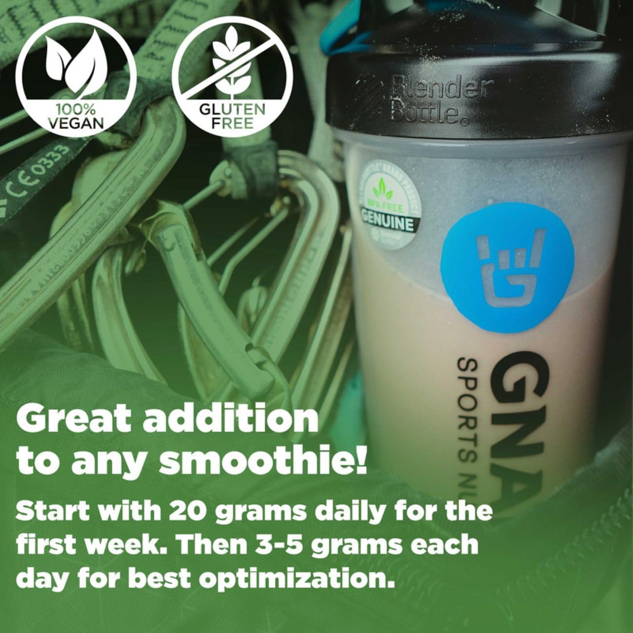 Organic Blueberry Acai Performance Greens Superfood Powder - NSF Certified with Probiotics & Micronutrients - 11.64 oz