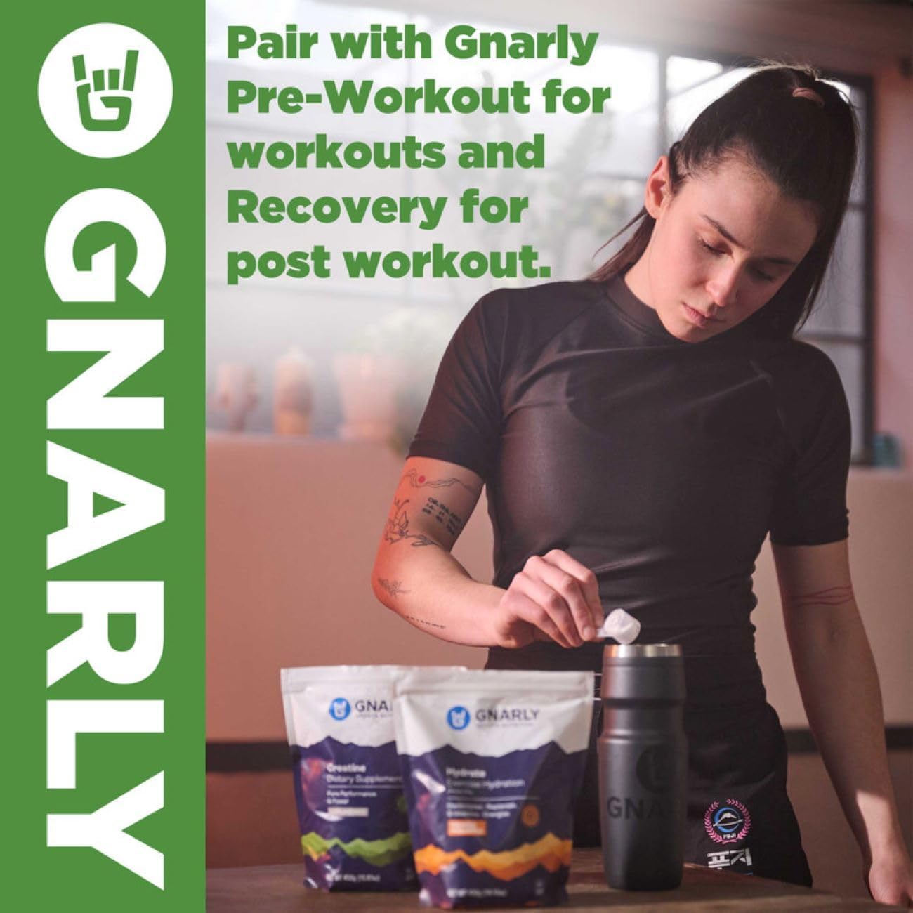 Organic Blueberry Acai Performance Greens Superfood Powder - NSF Certified with Probiotics & Micronutrients - 11.64 oz