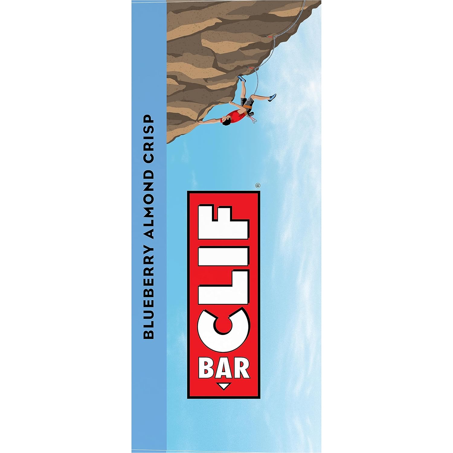 Organic Blueberry Almond Crisp Energy Bars - Non-GMO Plant Based Snack - 2.4 oz. (12 Pack)