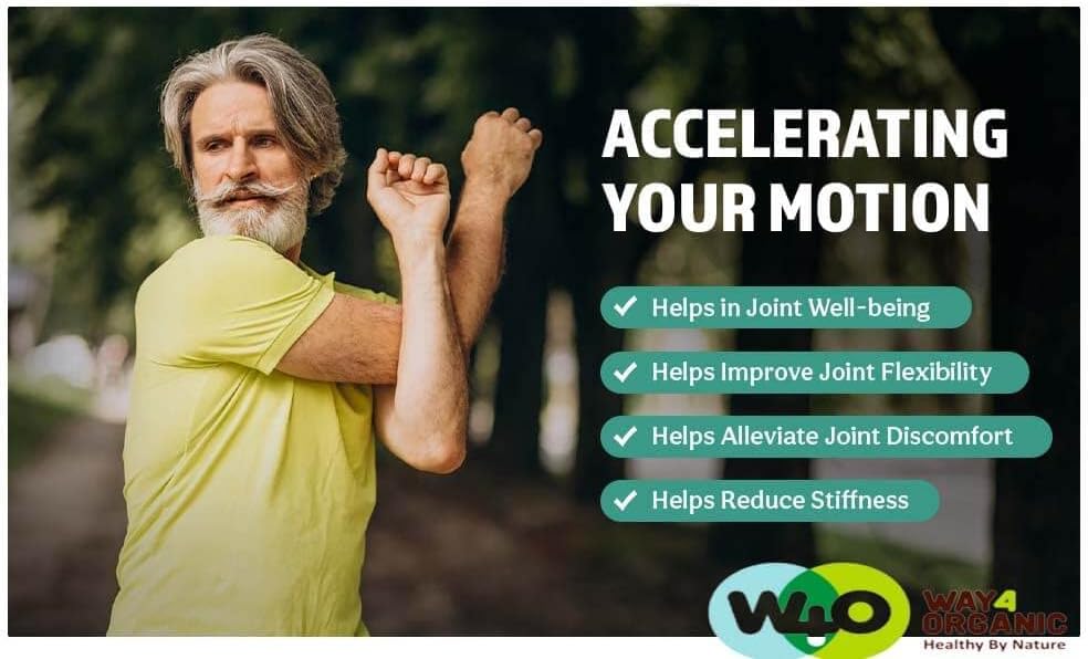 Organic Boswellia Capsules 500mg - 180 Capsules for 90 Days - W4O Supplement Pack