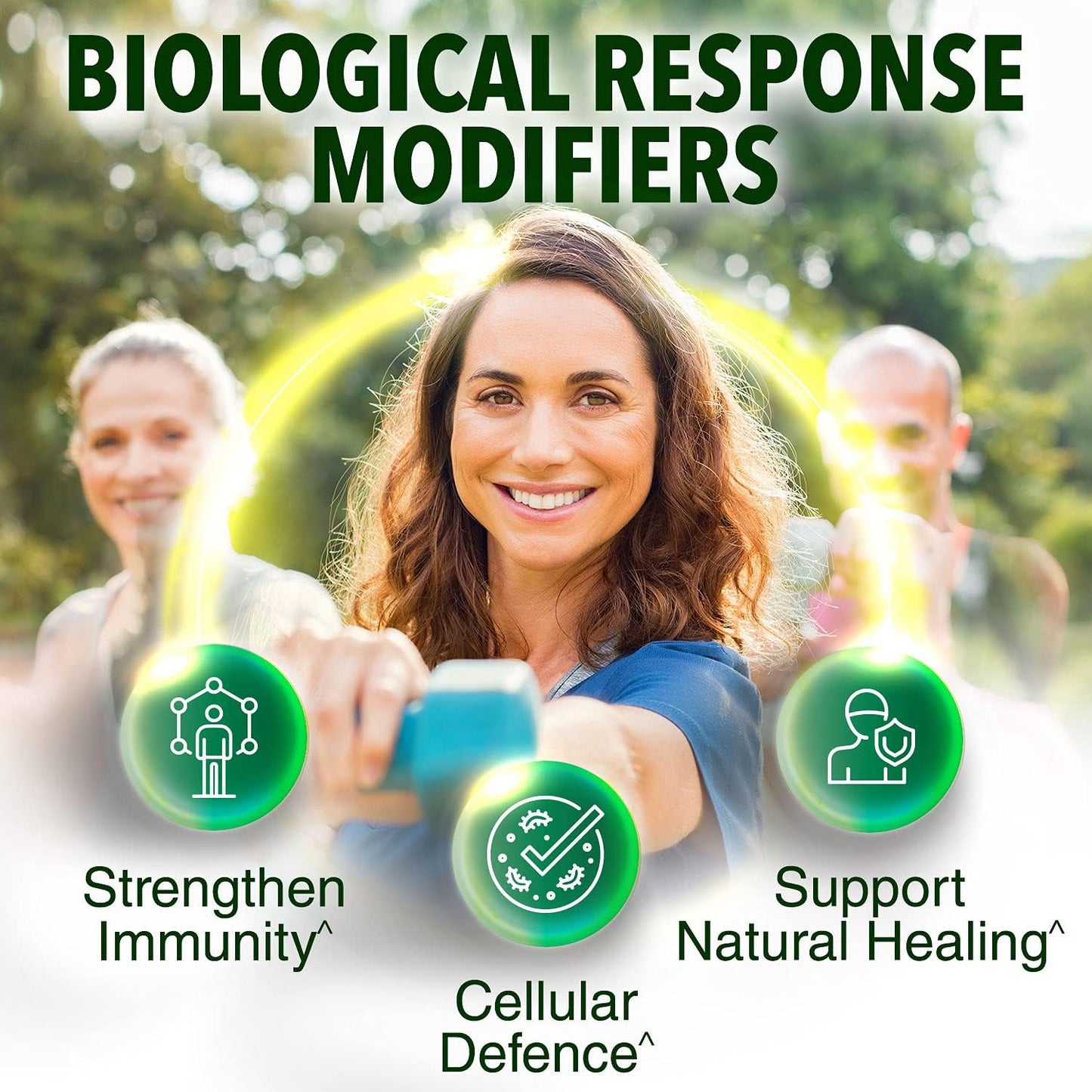 Organic BRM Immune Support Supplement with 6 Therapeutic Mushrooms for Natural Killer Cell Activity
