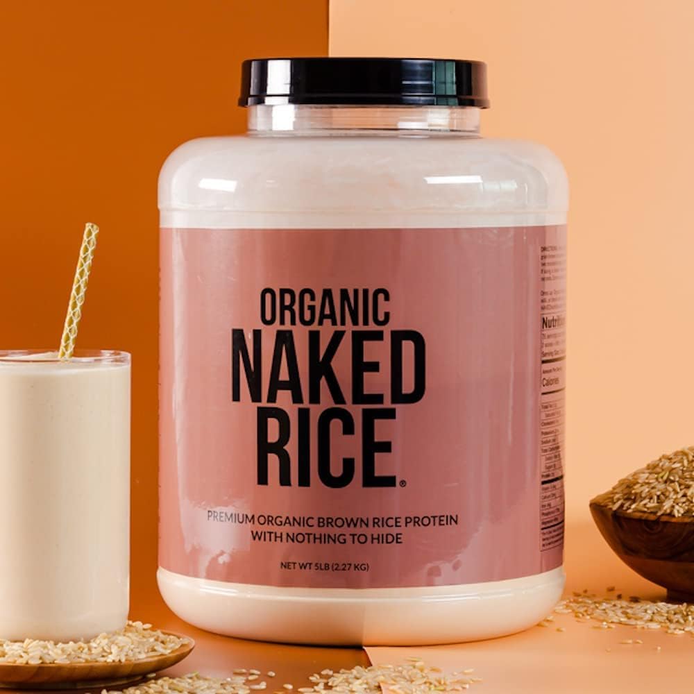 Organic Brown Rice Protein Powder - 1Lb - Vegan, GMO Free, Gluten Free & Soy Free - Plant-Based Protein Powder - No Artificial Ingredients