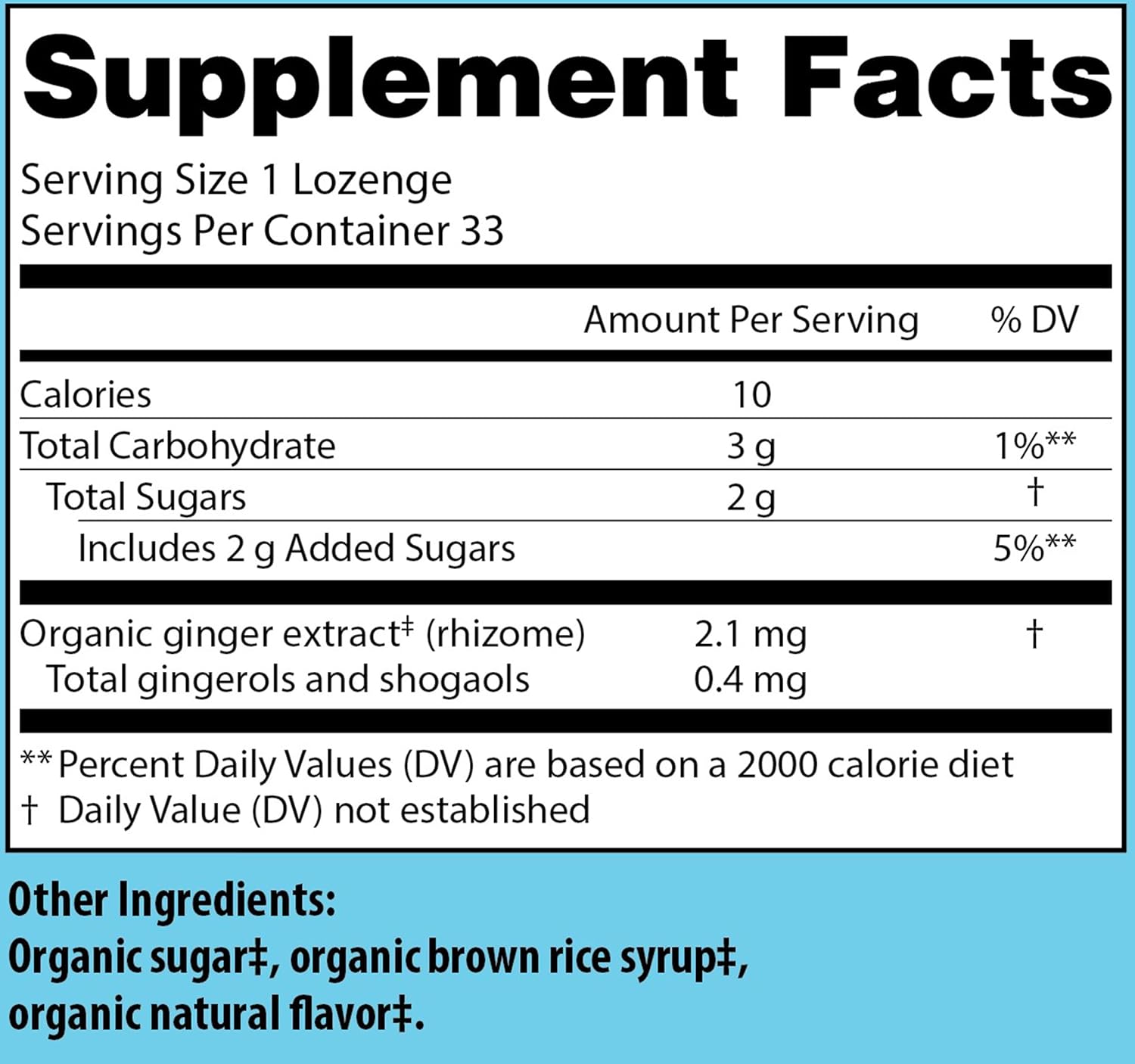 Organic Butterscotch Ginger Tummydrops - Gluten Free & Vegan Lozenges - 33 USDA Organic Ginger Flavored Drops