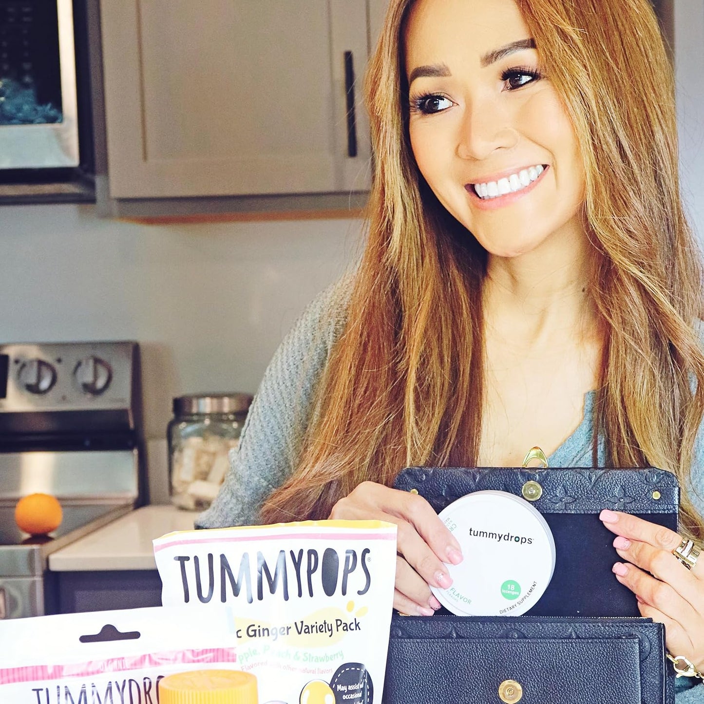 Organic Butterscotch Ginger Tummydrops - Gluten Free & Vegan Lozenges - 33 USDA Organic Ginger Flavored Drops