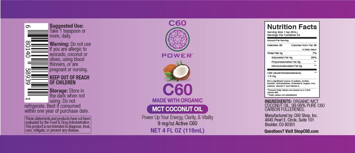 Organic C60 Power Sampler Kit: Coconut MCT Oil & Tart Cherry Gummies